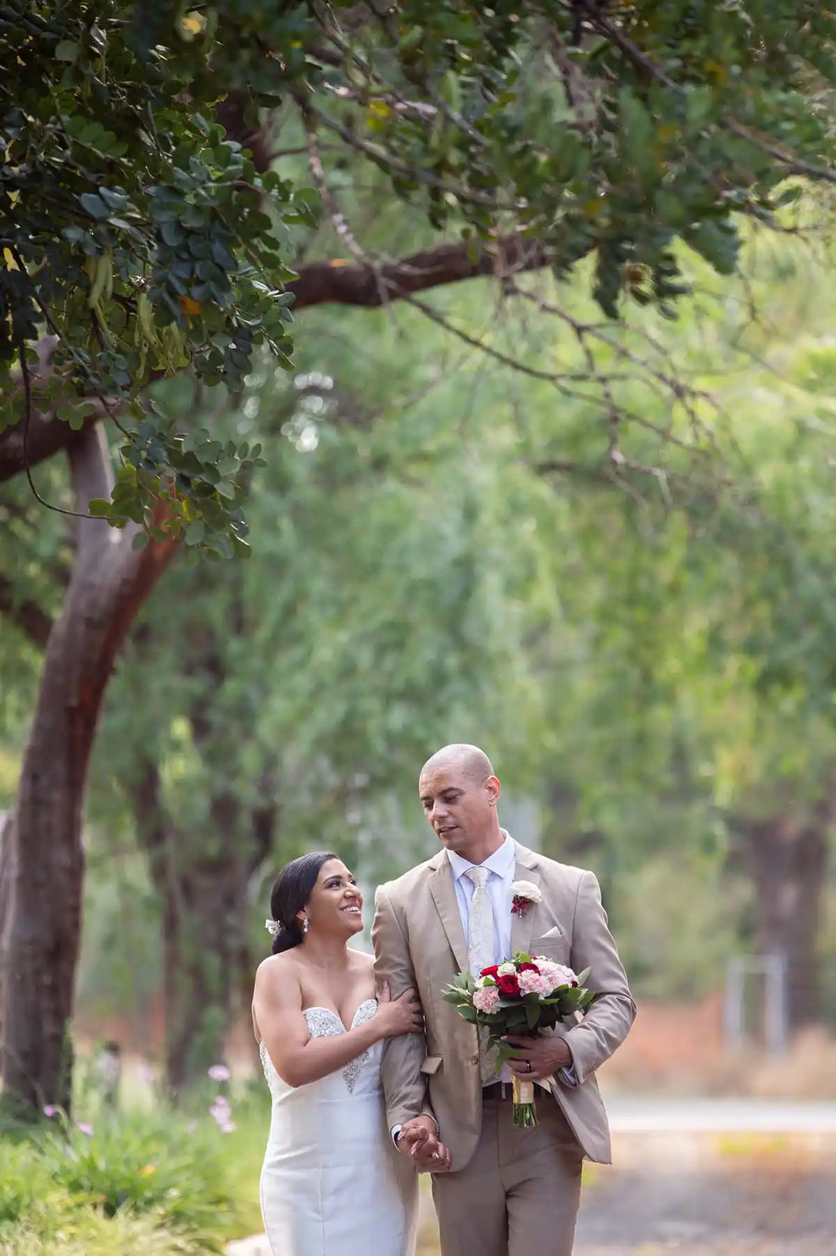 bridal couple wedding at leopard and lace bloemfontien by Mudboots photographer Anneska
