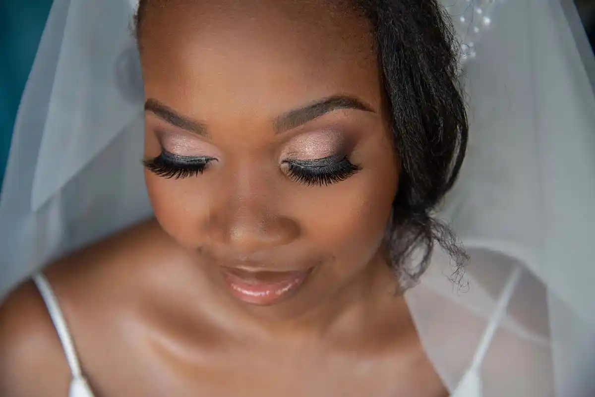 Bride close up photo at Bloemfontein wedding photography