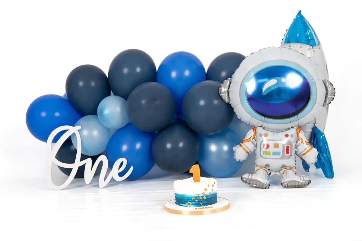 space theme Bloemfontein first birthday one photo session